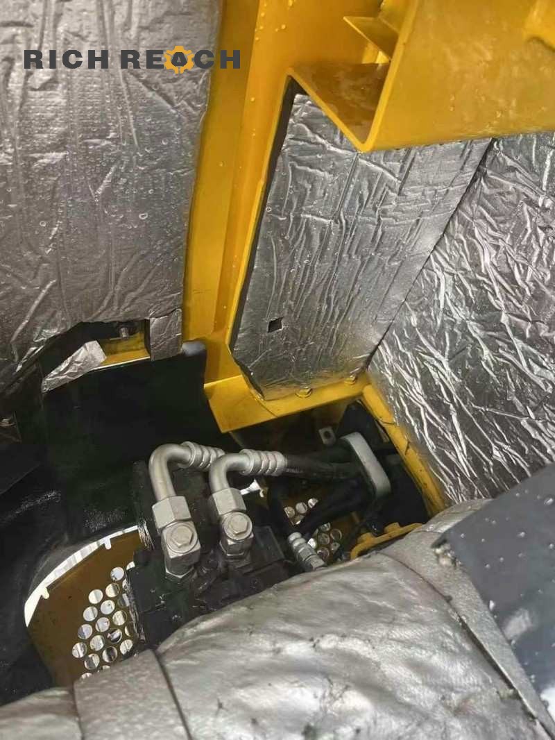 Undercarriage and track condition of a 2017 Komatsu PC56-7, 1,900 hours, $11,111
